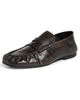 ALOHAS ALOHAS Aven Mule Leather Loafers Vintage Effect Brown - 1