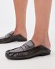 ALOHAS ALOHAS Aven Mule Leather Loafers Vintage Effect Brown - 3