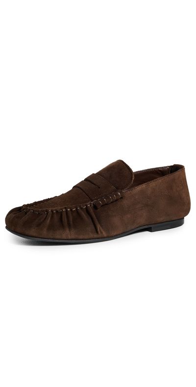 ALOHAS ALOHAS Aven Suede Loafers Suede Brown #1