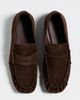 ALOHAS ALOHAS Aven Suede Loafers Suede Brown #1 - 5