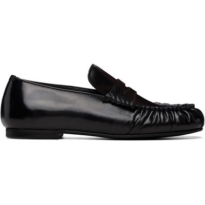 Alohas Alohas Black Aven Leather Loafers
