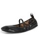 ALOHAS ALOHAS Naira Leather Ballet Flats Vintage Effect Brown - 1