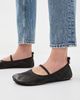 ALOHAS ALOHAS Naira Leather Ballet Flats Vintage Effect Brown - 5