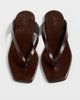 ALOHAS ALOHAS Ola Rift Brown Leather Sandals Rift Brown - 5