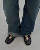 ALOHAS ALOHAS Oli Leather Ballet Flats in Black, Women's at Urban Outfitters - 2