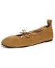 ALOHAS ALOHAS Rosalind Suede Ballet Flats Suede Tan - 1