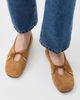 ALOHAS ALOHAS Rosalind Suede Ballet Flats Suede Tan - 3