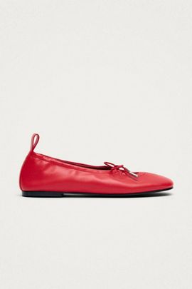 ALOHAS ALOHAS Rosalind Vegan Leather Ballet Flats in Red, Women's at Urban Outfitters