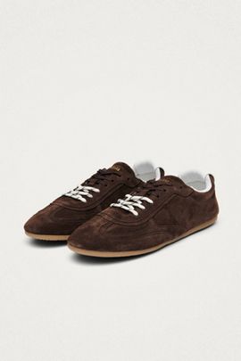 ALOHAS ALOHAS Tb.24 Suede Leather Sneakers in Chocolate Brown, Women's at Urban Outfitters