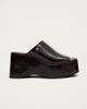 ALOHAS ALOHAS Vale Patent Leather Sandals in Brown, Women's at Urban Outfitters - 1