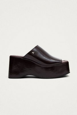 ALOHAS ALOHAS Vale Patent Leather Sandals in Brown, Women's at Urban Outfitters