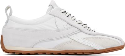 Alohas Alohas White Tb.304 Nylon Leather Sneakers