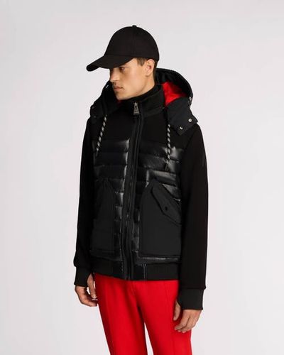 Alpenhaus Alpenhaus Nimbus Lightweight Mixed Media Hybrid Bomber Jacket