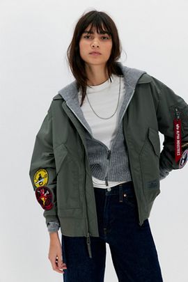 Alpha Industries Alpha Industries CWU 36/P Relaxed Patched Jacket