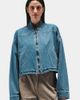 Alpha Industries Alpha Industries Denim Relaxed Flight Jacket in Denim Blue, Women's at Urban Outfitters - 1