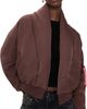 Alpha Industries Alpha Industries Ivy Oversized Fit Flight Jacket Cocoa - 1