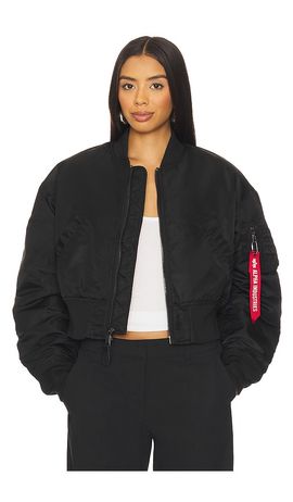 ALPHA INDUSTRIES ALPHA INDUSTRIES Ma-1 Cropped Flight Jacket