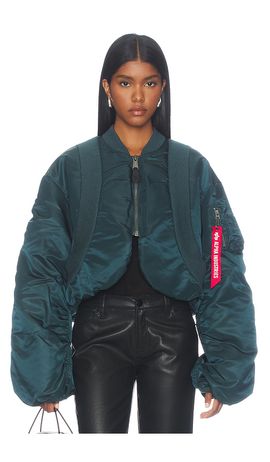 ALPHA INDUSTRIES ALPHA INDUSTRIES Ma-1 Oversized Fit Flight Jacket