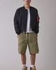Alpha Industries Alpha Industries MA-1 Oxford Flight Jacket in Brown, Men's at Urban Outfitters - 1