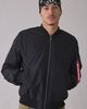 Alpha Industries Alpha Industries MA-1 Oxford Flight Jacket in Brown, Men's at Urban Outfitters - 4