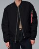 Alpha Industries Alpha Industries Ma-1 Relaxed Oxford Flight Jacket in Black, Women's at Urban Outfitters - 1