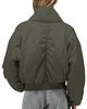 Alpha Industries Alpha Industries Shawl Collar Bomber Jacket in Field Gray, Women's at Urban Outfitters - 4