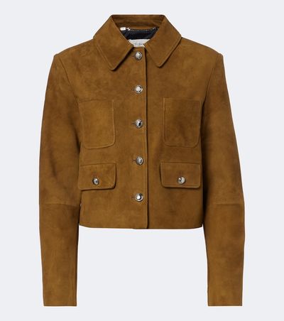 Altuzarra Altuzarra Astley cropped suede jacket