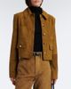 Altuzarra Altuzarra Astley cropped suede jacket - 2