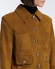 Altuzarra Altuzarra Astley cropped suede jacket - 3