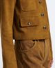 Altuzarra Altuzarra Astley cropped suede jacket - 4