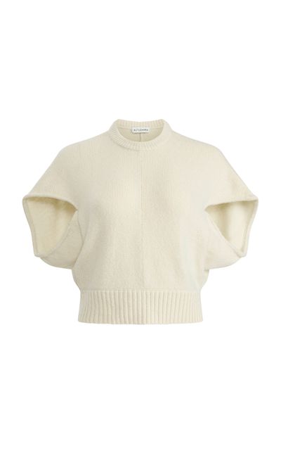 Altuzarra Altuzarra Banks Knit Merino Wool Top Ivory M