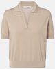 Altuzarra Altuzarra Clay cropped cotton and silk polo sweater - 1