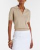 Altuzarra Altuzarra Clay cropped cotton and silk polo sweater - 2
