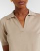 Altuzarra Altuzarra Clay cropped cotton and silk polo sweater - 3