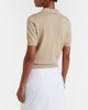 Altuzarra Altuzarra Clay cropped cotton and silk polo sweater - 4