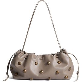 Altuzarra Altuzarra Drawstring Studded Leather Clutch