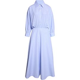 Altuzarra Altuzarra Eleanor Stripe Cotton Poplin Shirtdress