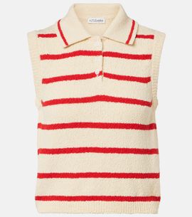 Altuzarra Altuzarra Elmer knitted striped cotton-blend top