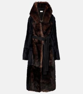 Altuzarra Altuzarra Geoff shearling wrap coat