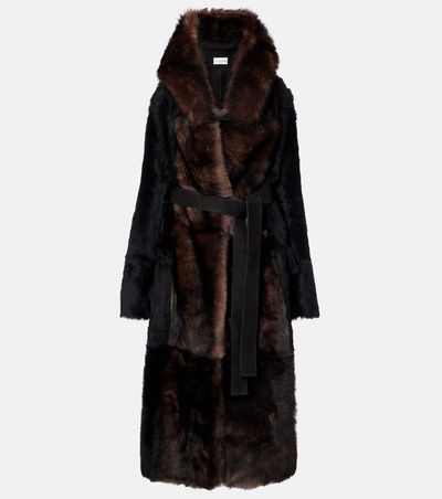 Altuzarra Altuzarra Geoff shearling wrap coat