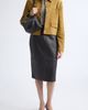 Altuzarra Altuzarra Hank Leather Midi Skirt - 2