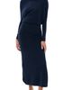 Altuzarra Altuzarra Kasos Cashmere Dress Navy - 1