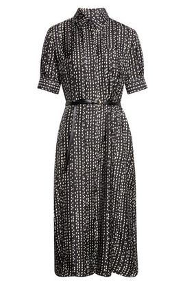 Altuzarra Altuzarra Kieran Belted Silk Shirtdress