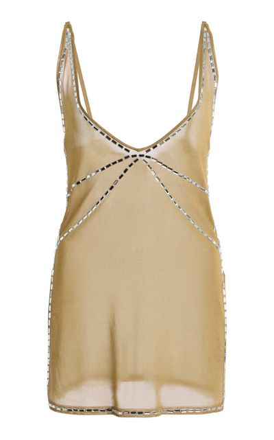 Altuzarra Altuzarra Malone Embellished Chiffon Top
