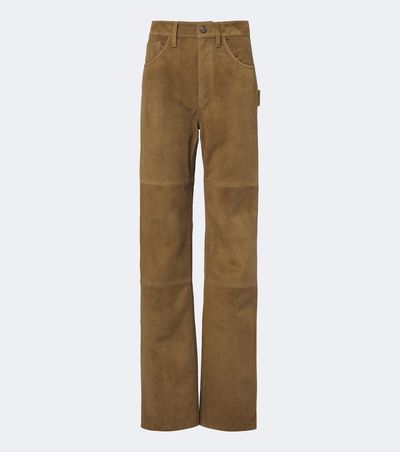 Altuzarra Altuzarra Mills suede straight pants