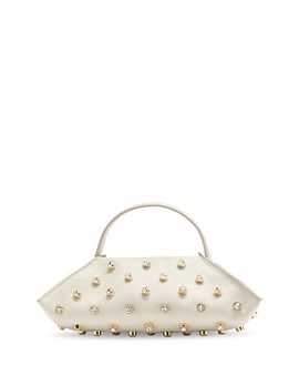 Altuzarra Altuzarra Mini Crystal Embellished Leather Handbag