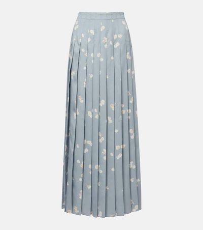 Altuzarra Altuzarra Monti floral pleated midi skirt