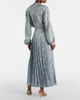 Altuzarra Altuzarra Monti floral pleated midi skirt - 3