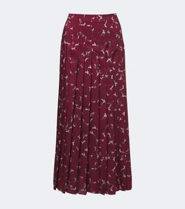Altuzarra Altuzarra Monti printed pleated midi skirt
