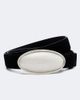Altuzarra Altuzarra Oval Plaque suede belt - 1